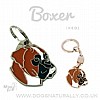 Deluxe Boxer Tag or Keyring (Red)